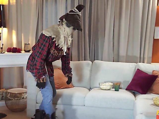 Halloween prank and anal sex with Megan Fiore