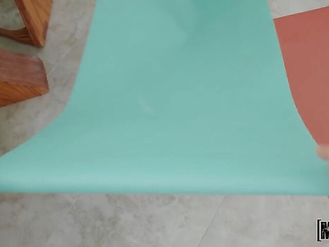 Willow Ryder - Curly yoga girl with glasses anal fucked