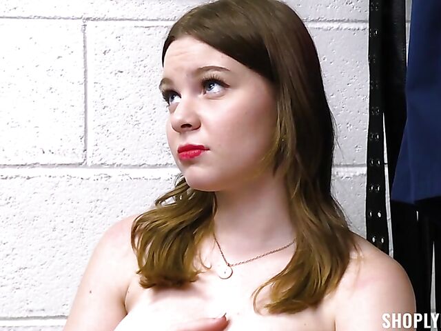 Cute young shoplifter Adrianna Jade gets penetrated