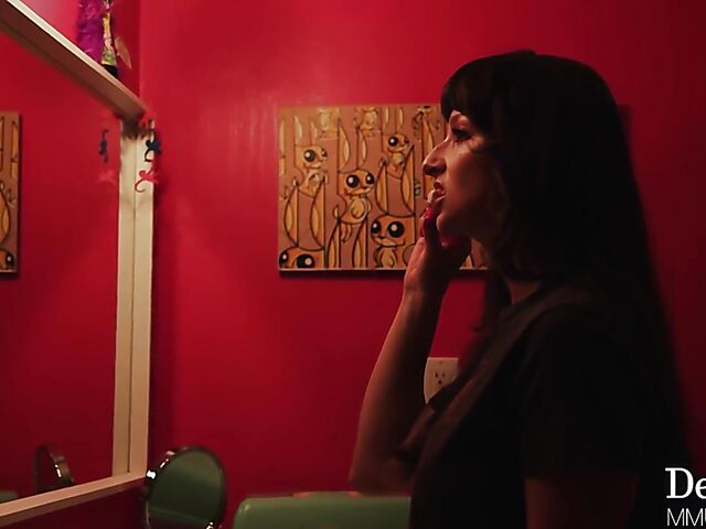 Brunette on brunette lesbian scene with Alex Coal and Lexi Luna