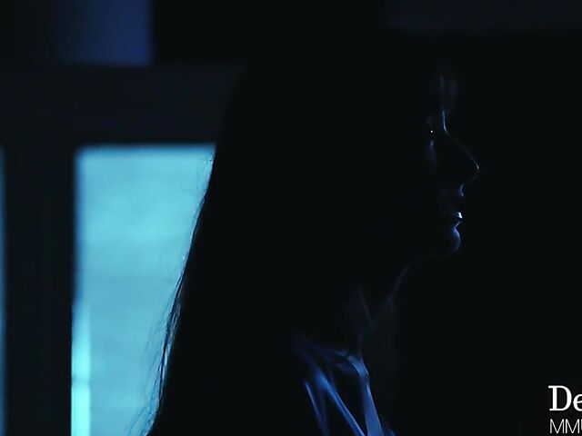 Brunette on brunette lesbian scene with Alex Coal and Lexi Luna