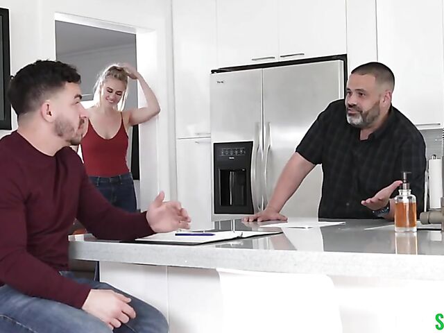 Addie Andrews seduces her husband's nephew with her natural tits