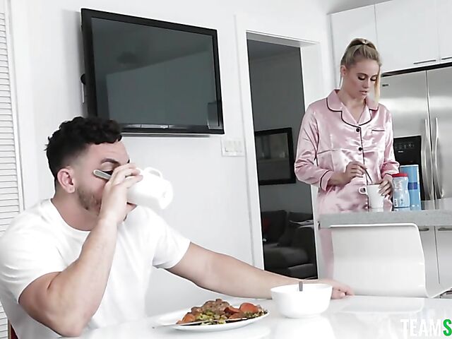 Addie Andrews seduces her husband's nephew with her natural tits