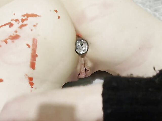 Oliver & April - Kinky couple's amateur BDSM video