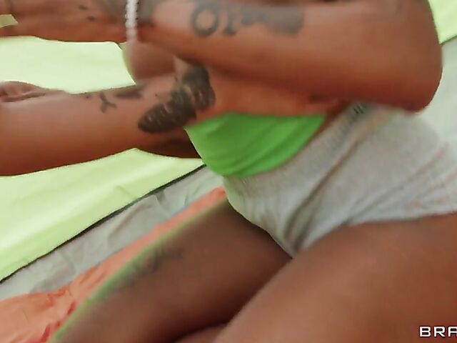 Zoey Sinn & Avery Black - Hot threesome with the farm help