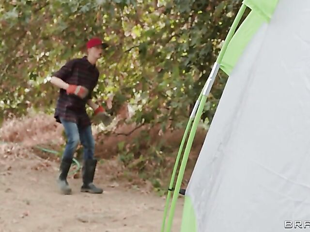 Zoey Sinn & Avery Black - Hot threesome with the farm help