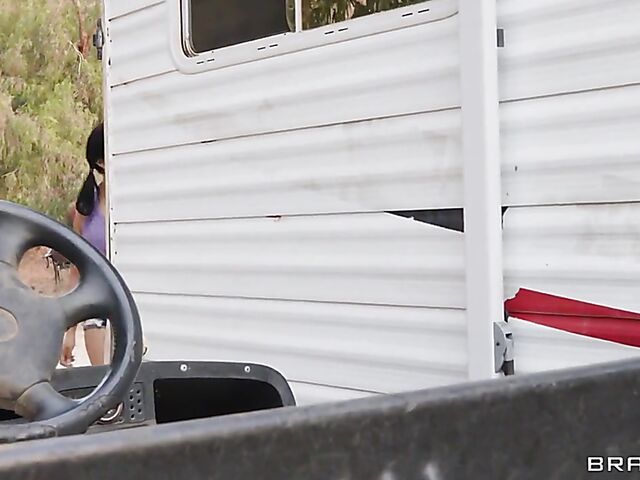 Zoey Sinn & Avery Black - Hot threesome with the farm help