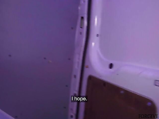 Nasty girl gets tricked into van fuck with the preacher