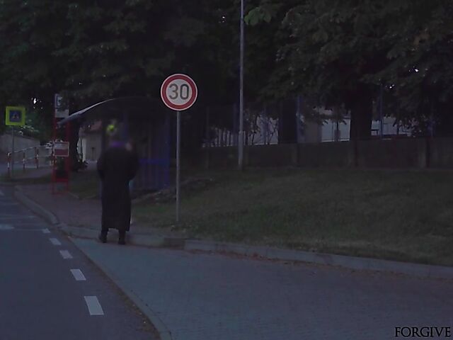 Nasty girl gets tricked into van fuck with the preacher