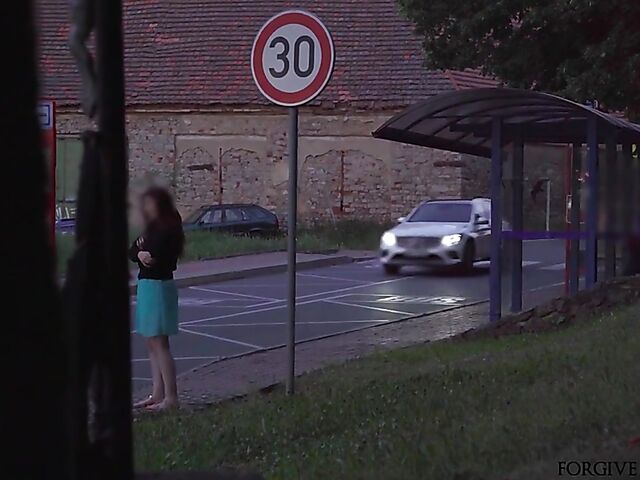 Nasty girl gets tricked into van fuck with the preacher