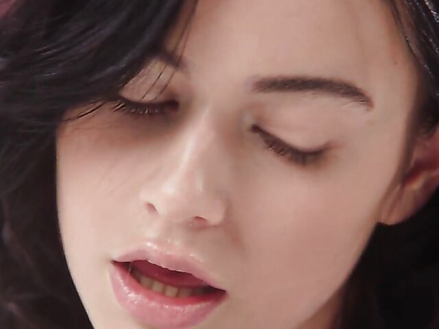 Semilla & Mia - Lesbian pantyhose sex with a strapless strap-on dildo