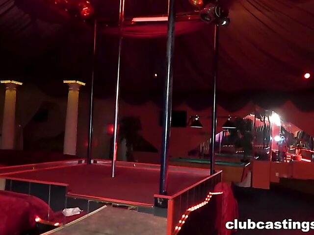 Bimbo Barbi - Skinny fake tits MILF POV fuck session in the club