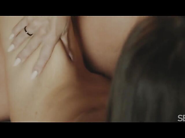 Sensual lesbians Lola Heart and Sata Jones make love on Sunday