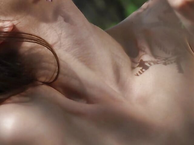 Summertime outdoor masturbation in the middle of the day with teen goddess Sirena Milano