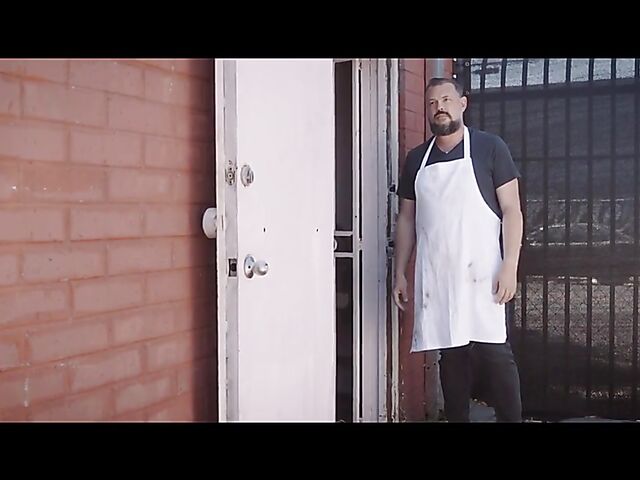 Standing fuck in the backstreet with sexy blonde waitress Anna Claire Clouds