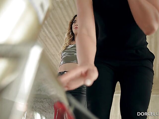 FFM anal with classy babes Megane Lopez and Cherry Kiss