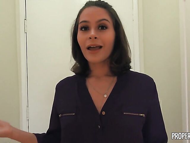 POV sex with cute Nicole Aria getting banged by a dirty estate agent