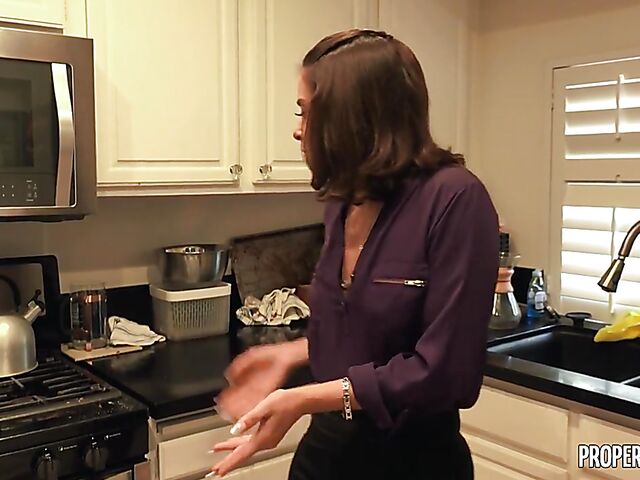 POV sex with cute Nicole Aria getting banged by a dirty estate agent