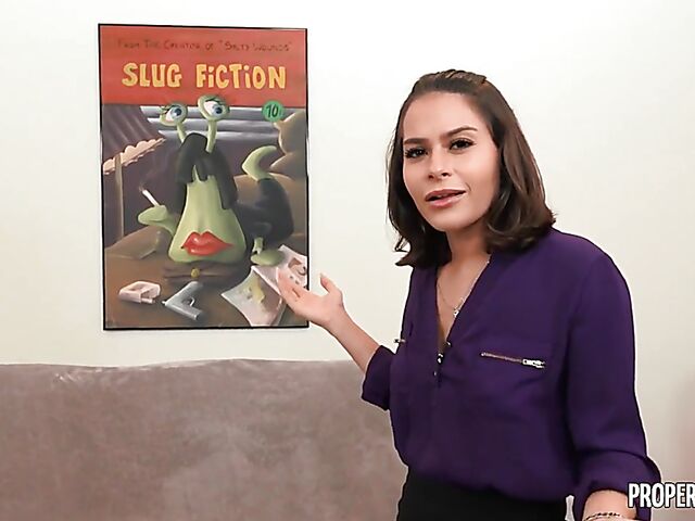 POV sex with cute Nicole Aria getting banged by a dirty estate agent