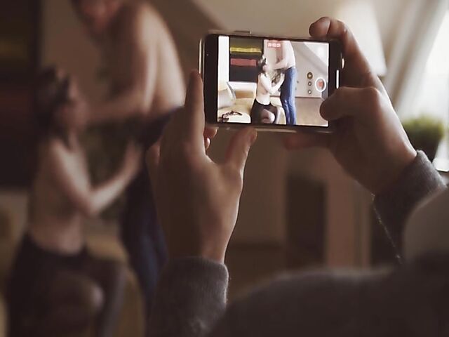 Jenifer Jane - Blindfolded wife gets nailed in front of her husband