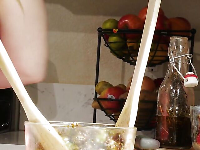 Summer Hart - Cooking redhead MILF POV in the kitchen