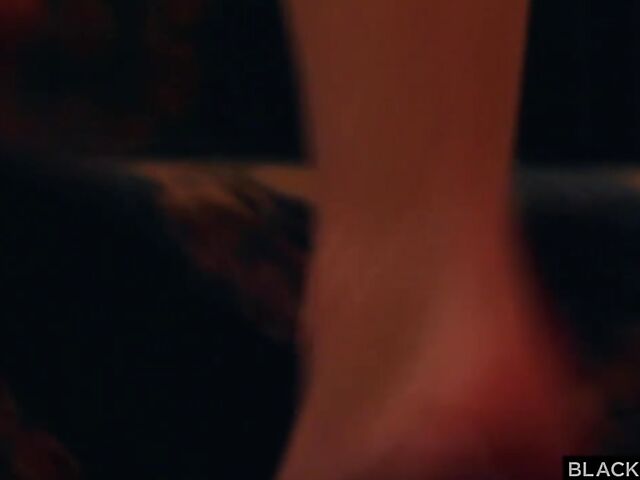 Interracial hardcore scene with Mia Kay taking that black cock deep