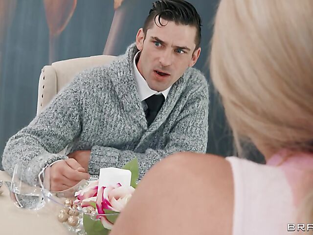 Whitney Wright's squirting pussy under the table