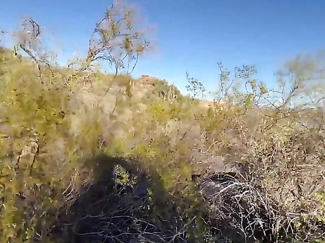 Slow motion cum swallow outdoors with busty hiker Wifey