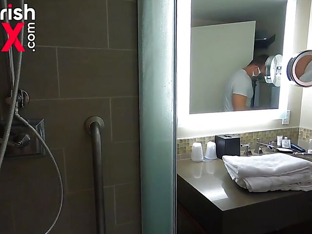 Behind the scenes shower with Australian redhead Devyn Lux