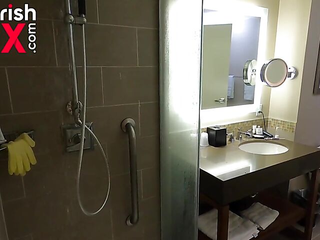 Behind the scenes shower with Australian redhead Devyn Lux