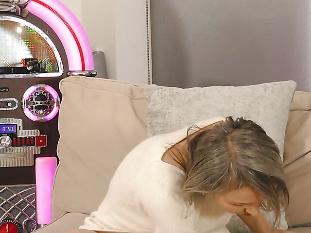 Skinny hairy MILF Alexia is addicted to sex toys