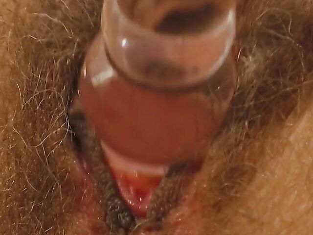 Skinny hairy MILF Alexia is addicted to sex toys