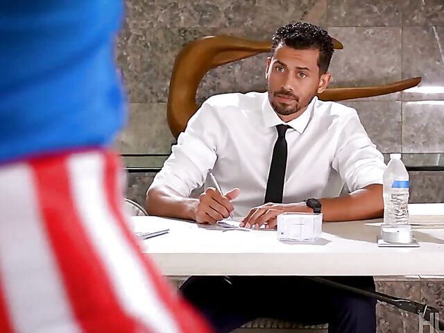 Riley Reign - Natural tits cheerleader interracial big cock fun