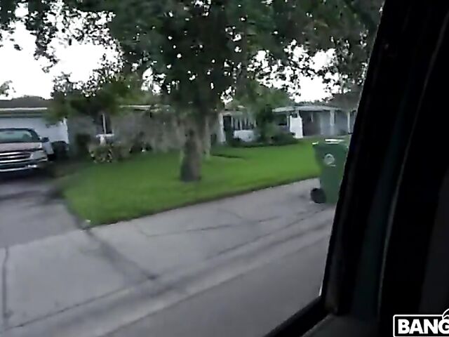 Kimberly Love - Black and latina fuck in a van