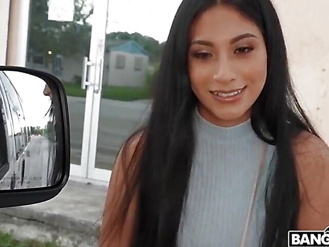 Kimberly Love - Black and latina fuck in a van