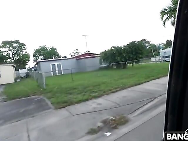 Kimberly Love - Black and latina fuck in a van