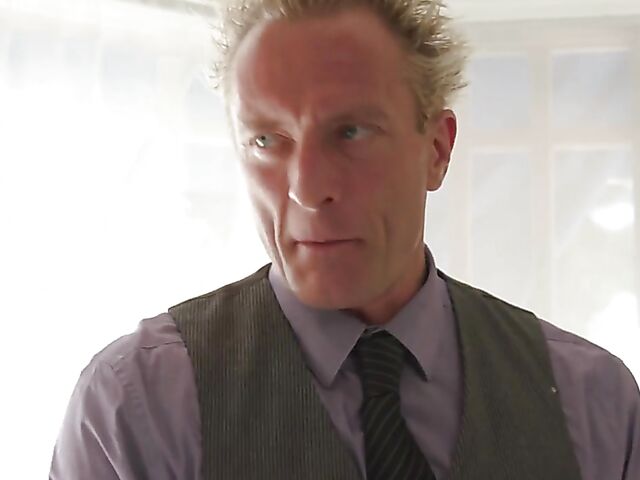 Old and young Christmas fuck with skinny schoolgirl Liz Jordan