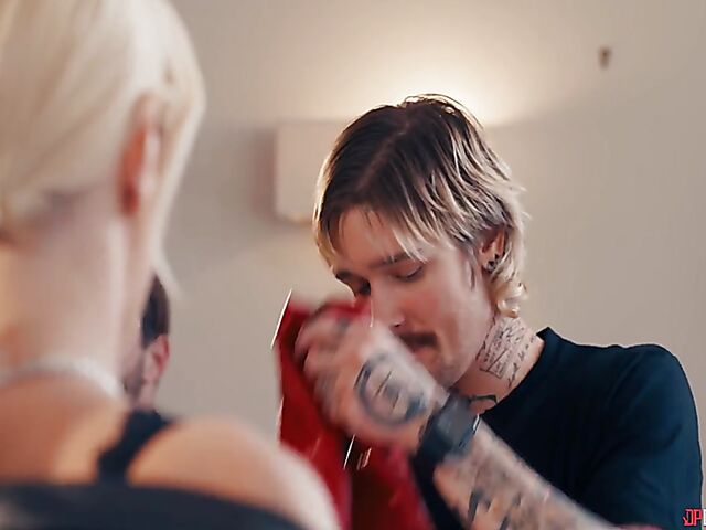 Kenna James - Blonde threesome with bad guys