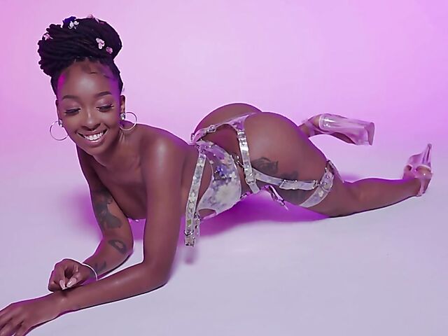 Sabrea Phenix - Tattooed ebony solo for Playboy