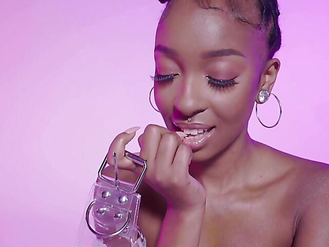 Sabrea Phenix - Tattooed ebony solo for Playboy