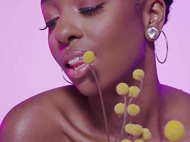 Sabrea Phenix - Tattooed ebony solo for Playboy