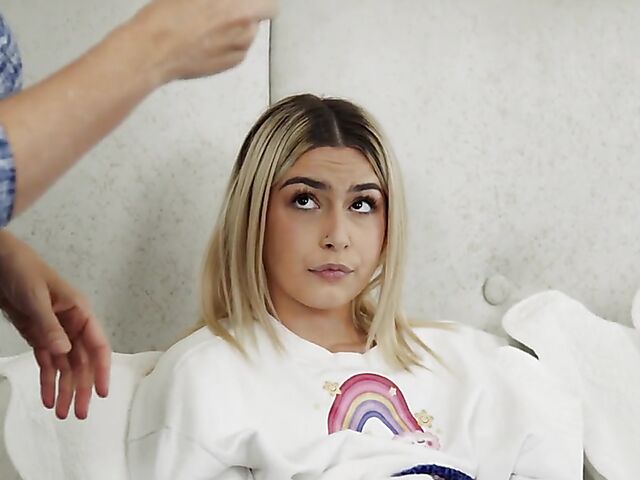 Chanel Camryn - Sick cute teen gets banged by her stepdad in her bedroom