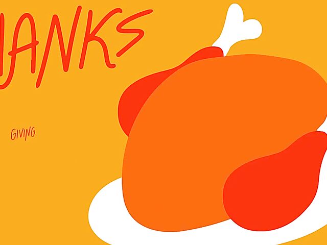 Ant & Stephanie - Tattooed amateur couple's kitchen sex while getting ready for Thanksgiving