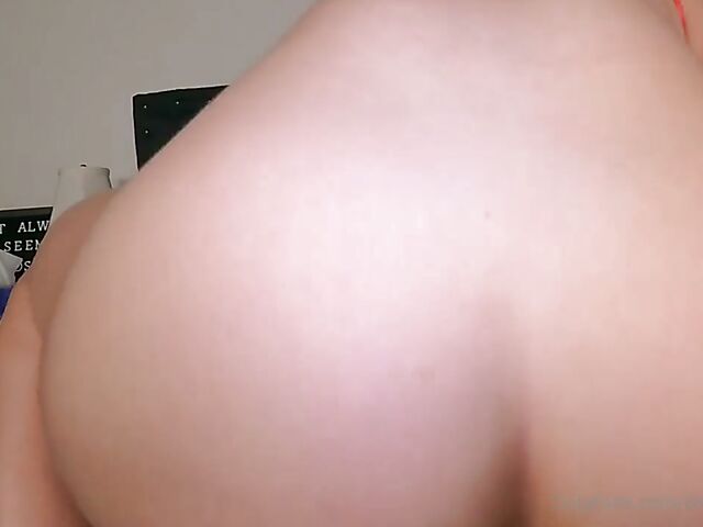 CheerleaderKait - Interracial POV pussy fucking in red thong