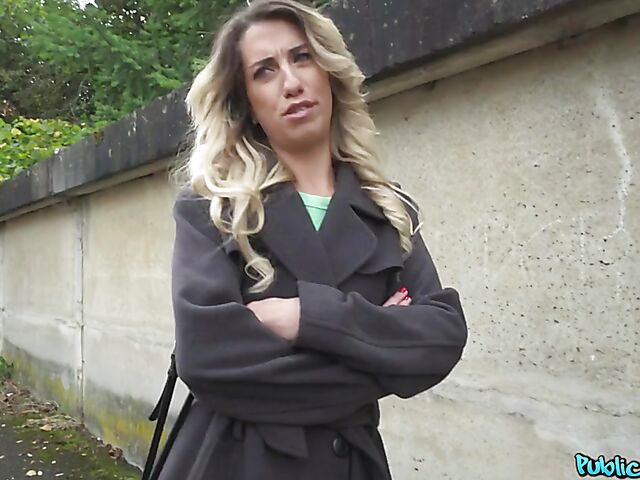 POV sex for money in panties and pantyhose with skinny Megane Lopez