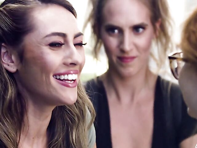 Cadence Lux & Mackenzie Mace - Skinny lesbians lick each other's pussy in bed