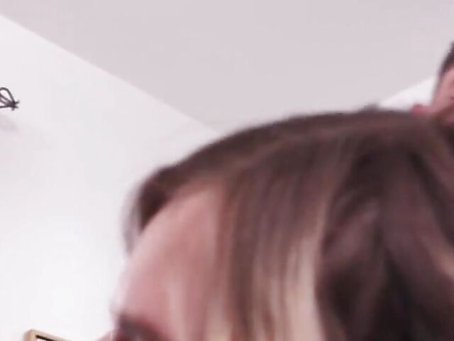 Small titty Minxx Marley gets fucked in her first MMF bisexual threesome