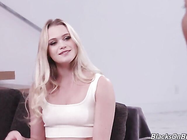 Chloe Rose is enthusiastic about two black cocks at once