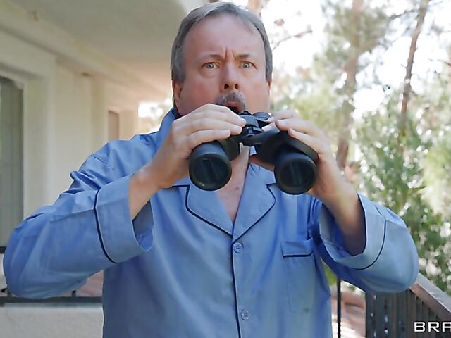 Blonde Carlita Raya as a new fuck doll for the nerd