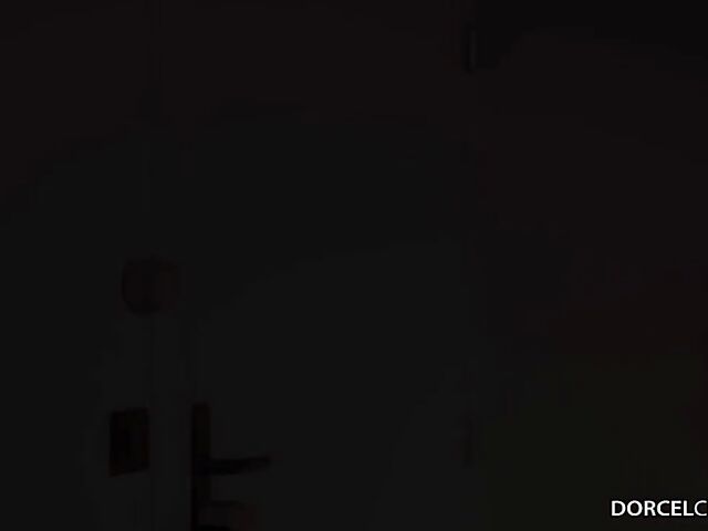 French foursome in lace lingerie with Carollina Cherry and Tiffany Leiddi